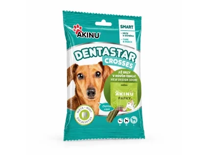 Packshot 204723 Dentastar Crosses Mini 110 g — sólo na bílém, 2k 1:1. Maketa z Heliosu se samolepkou. Natočení převzato ze schváleného packshotu se surovinou (9953e69b) a sesterského 204736 (547b51da) — řada Masíčka. První dvojice zamítnuta (špatně otočená). Vybrána v1 ze 2.