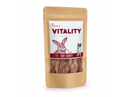 Packshot Králík jerky 176304 na bílém z makety – natočení převzaté z AI packshotu 176169 (0e7f9849).