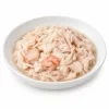 Solo surovina — Vitality Kuřecí & krevety 263016, mokré krmivo na bílém talíři, podle vzoru 263039.
