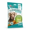 Packshot 204736 Dentastar Crosses Tyčky 7 ks — sólo na bílém, 2k 1:1. Maketa z Heliosu se samolepkou „Již brzy v novém obalu". Náklon replikován podle řady Akinu Masíčka (asset abb62b61). Vybrána v1 ze 2.