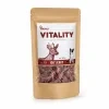 Packshot Srnec jerky 176166 na bílém – natočení převzaté z AI packshotu 176169 (0e7f9849). Etiketa z e-shop fotky (maketa v Heliosu chybí).
