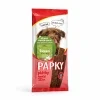 Packshot Akinu PAPKY Hovězí plátky pamlsek pro psy 12 ks (205845) na bílém — natočení sjednocené podle vzoru 174027 (řada Papky).