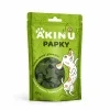 Packshot Akinu PAPKY Hvězda zelená pamlsek pro psy 100 g (174031) na bílém — natočení sjednocené podle vzoru 174027 (řada Papky).