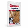 Packshot Akinu SUPRIMO SELECTION Dental pamlsek pro psy 75 g (282042) na bílém, 1:1 — náklon a natočení sjednocené podle packshotu SKU 176249 (asset 47c3c87d), varianta v1 ze 4 (schválená Žanet).